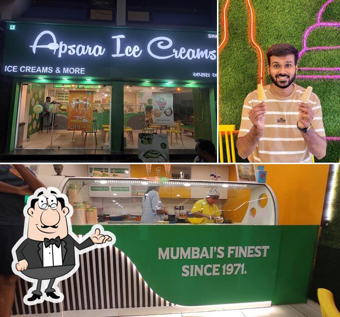 The interior of Apsara Ice Creams