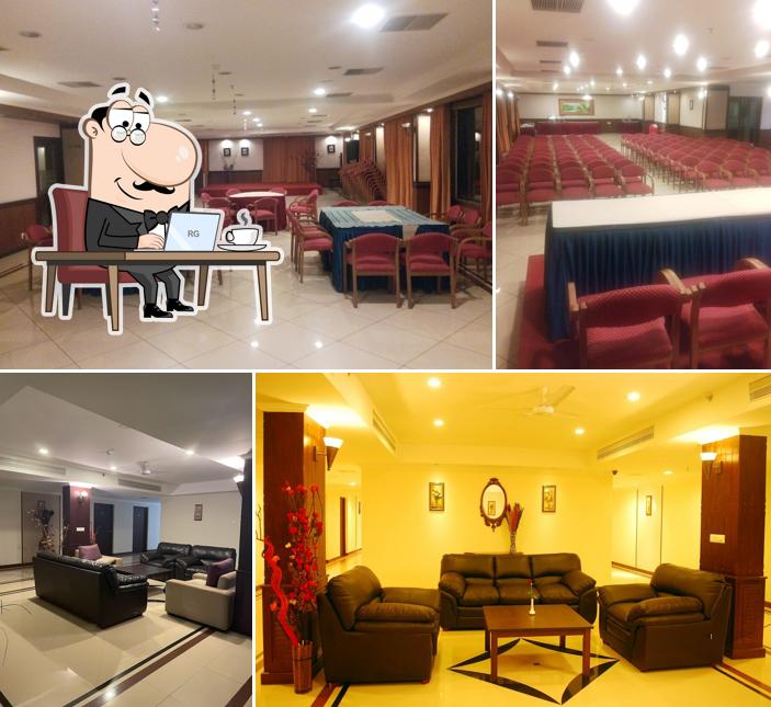 The interior of Hotel Elegance