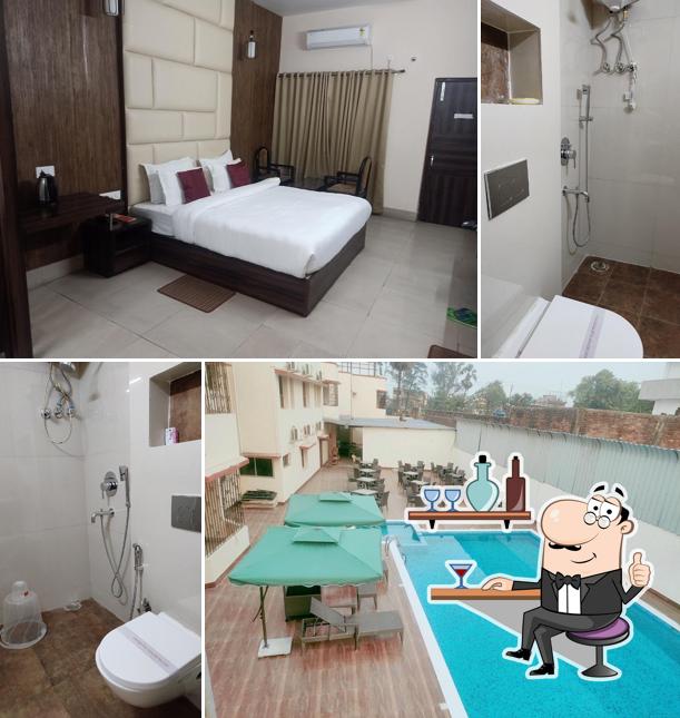 The interior of Hotel JMD International Purnea Best Hotel in Purnia