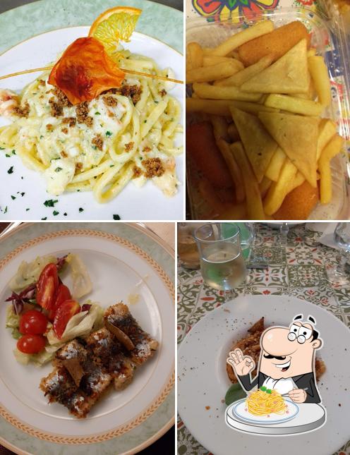 Spaghetti alla carbonara al Ulisse Ristorante Pizzeria