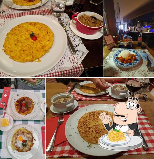 Spaghetti alla carbonara al Simmen's Rösti