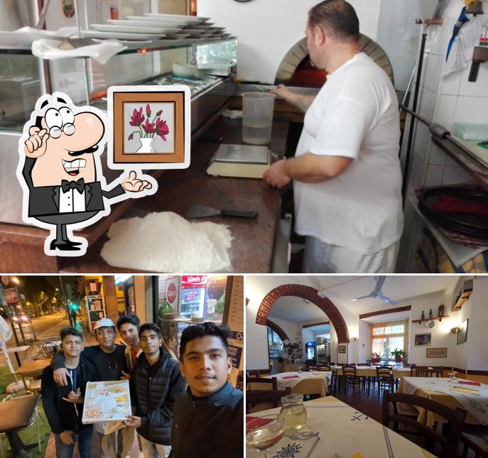 Gli interni di Trattoria Vecchia Stazione