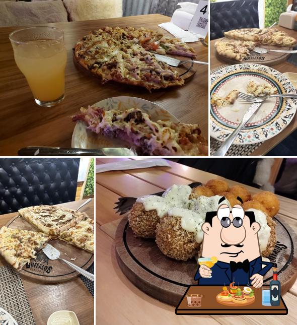 Bruschettas em Buffalos Pizzaria