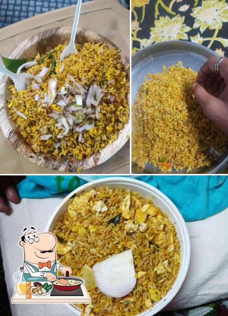 Fried rice at Egg Adda Upahara