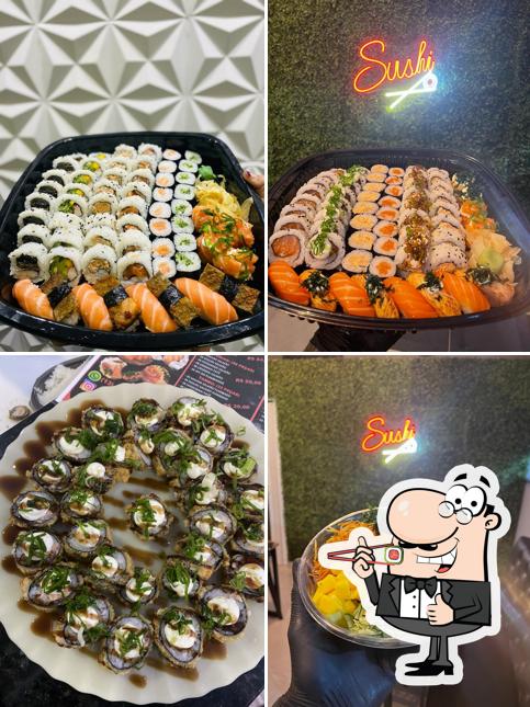Experimente diversas opções de sushi