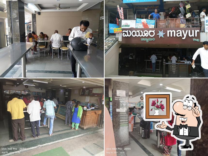 The interior of Mayur Veg