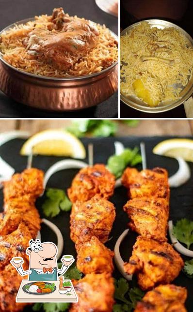 Meals at Raees Biriyani and kebab