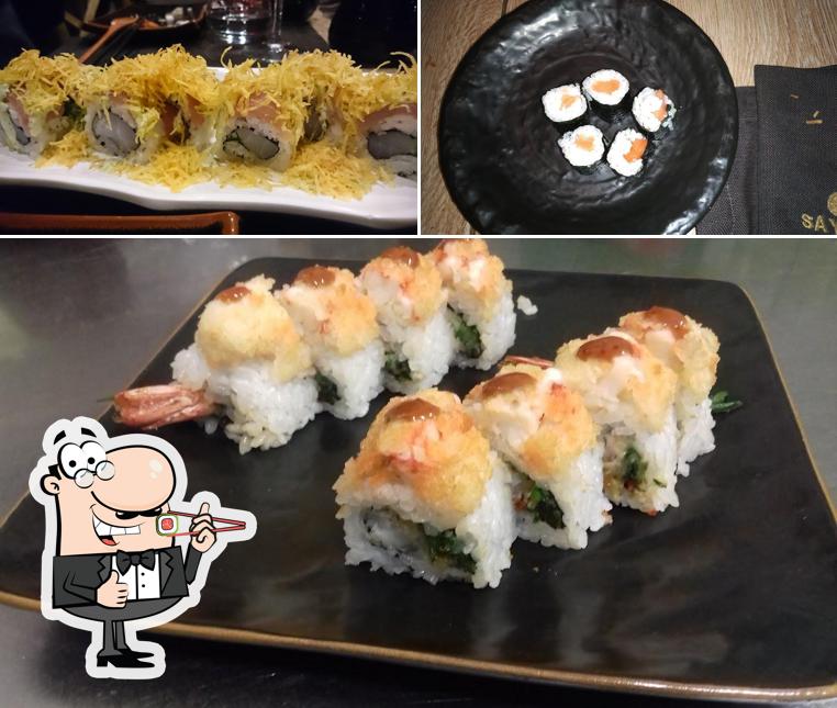 Ordina le varie opzioni di sushi