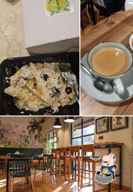 The picture of food and interior at Te Fitti Cafe