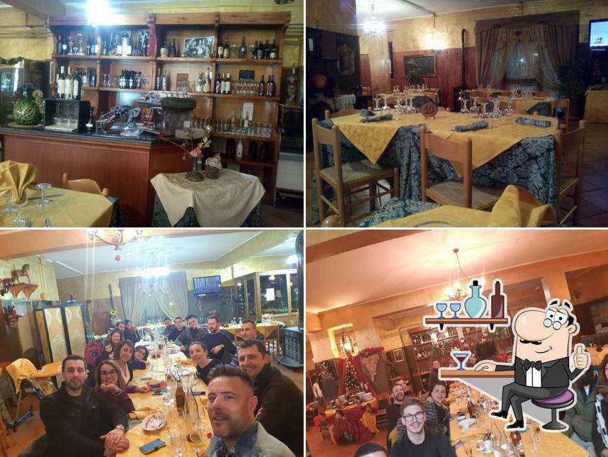 Gli interni di Villa Rosa Ristorante Pizzeria