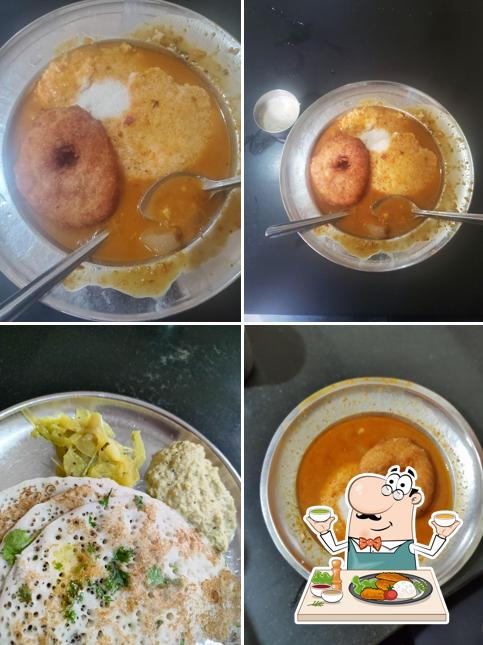 Creme brulee at Balaji Tiffin Room