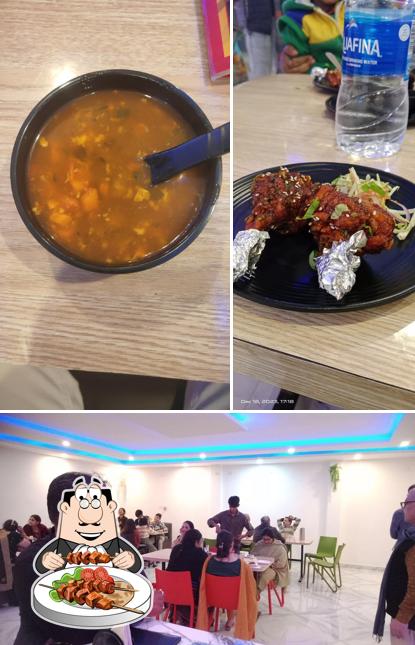 The restaurant's food and interior