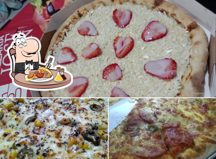 Consiga diferentes variedades de pizza
