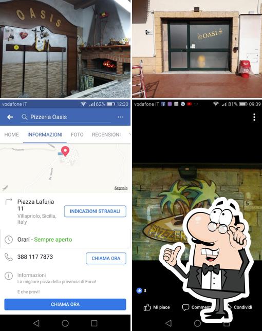 Gli interni di Pizzeria Oasis