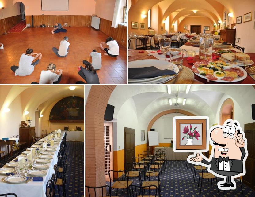 Gli interni di Oasi Francescana