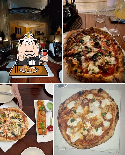 Try out pizza at Palasa Patio Bar & Cuisine