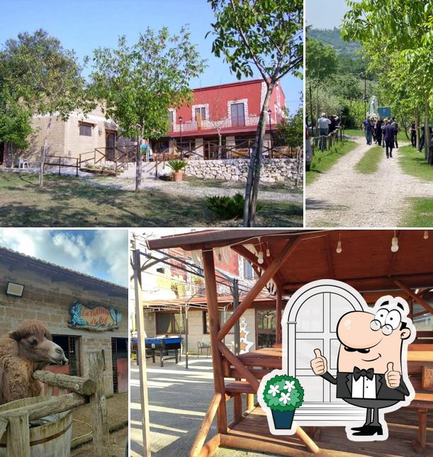 Puoi goderti l'aria fresca da seduto all'esterno di Agriturismo LE BACCHE DI GINEPRO