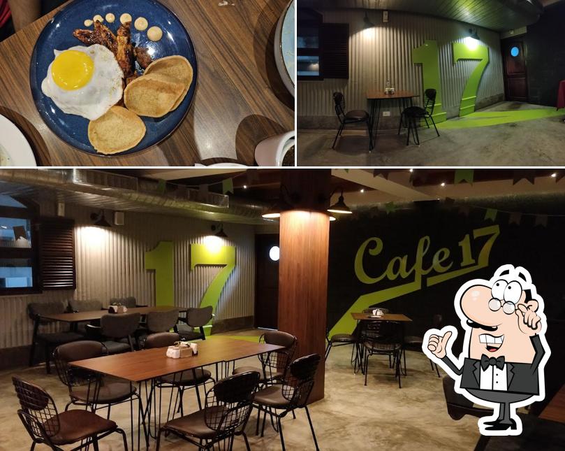 The interior of Café 17