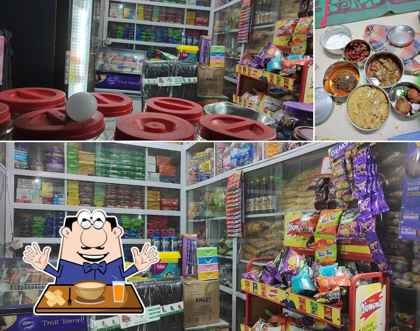 This is the photo displaying food and interior at Khan fastfood ,moin ahammed