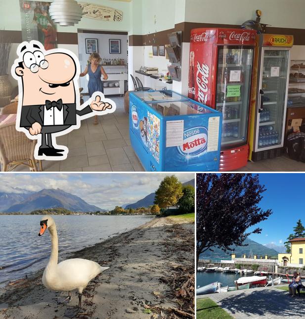 Gli interni di Lido di Colico