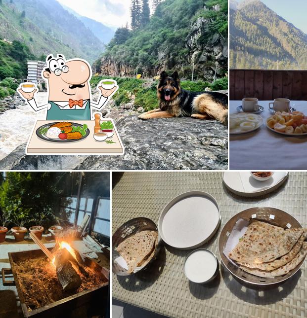 Food at The Hillside Kasol