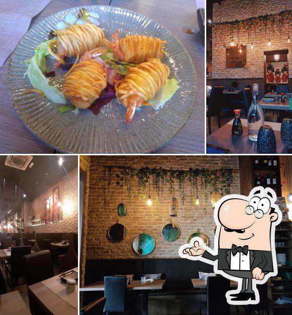 Gli interni di Mayumi Sushi Fusion