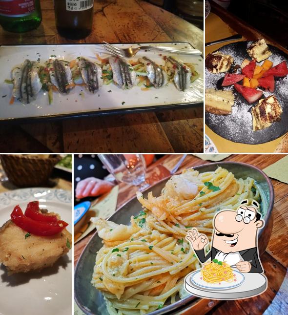 Spaghetti alla carbonara al Osteria 1