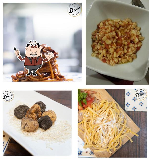 Platti al Ristorante Hostaria Il Desco