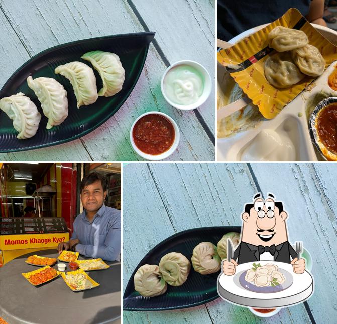 Dumplings at Momo Maker Best Momos in kalkaji Best momo's point near you Chicken momos Veg Momos Paneer Momos
