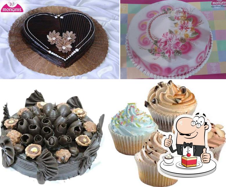 Monginis serves a range of sweet dishes