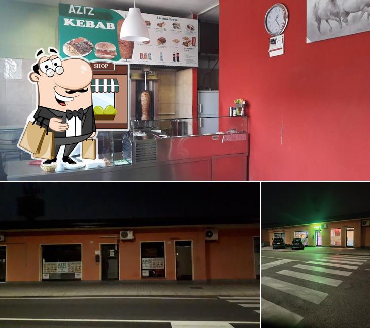 Gli esterni di Aziz kebab