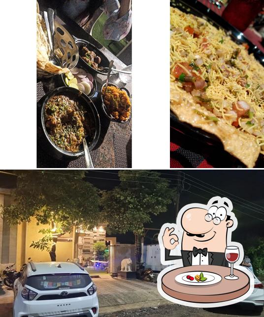 The picture of food and exterior at SWAD PALACE FAMILY RESTAURANT AND BAR