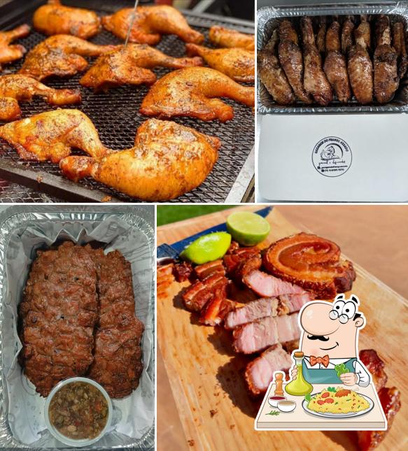 Comida em Garagem do Frango Assado