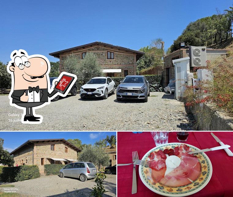 Dai un’occhiata alla foto che raffigura la esterno e cibo di Azienda Agrituristica Aurea
