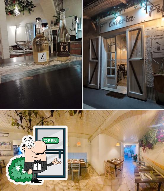 Guarda la foto che presenta la esterno e alcol di Osteria fuoriporta