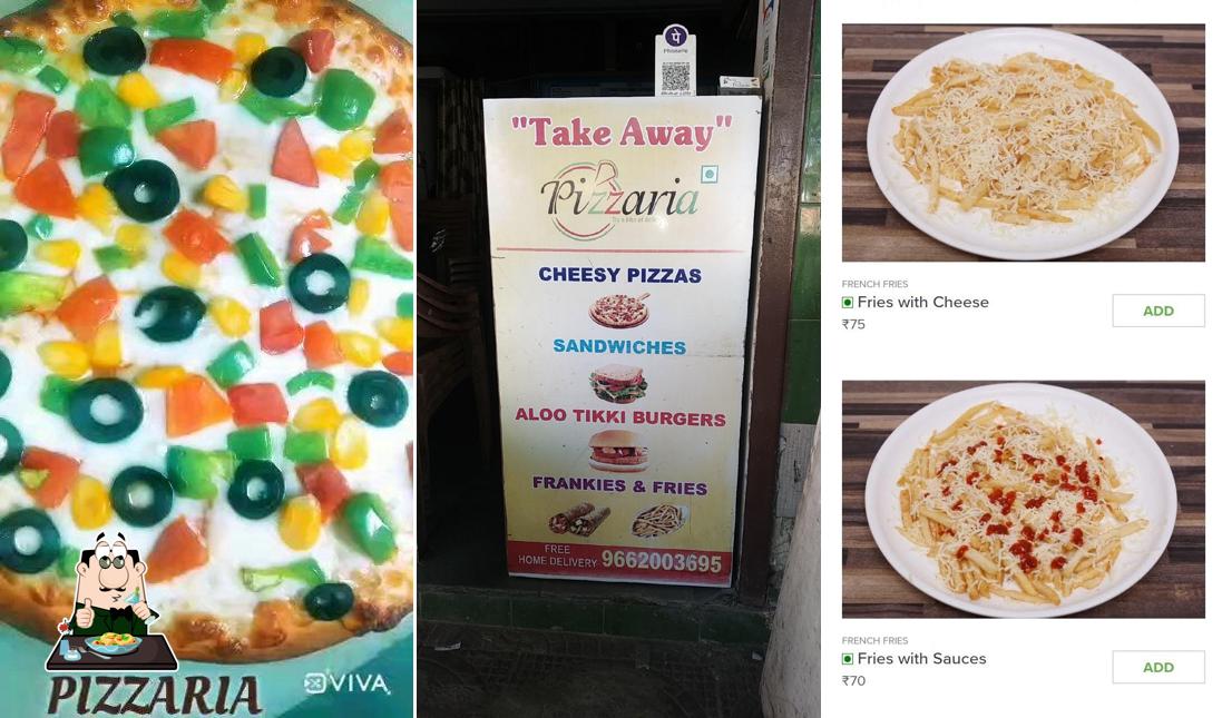Meals at Pizzaria take away