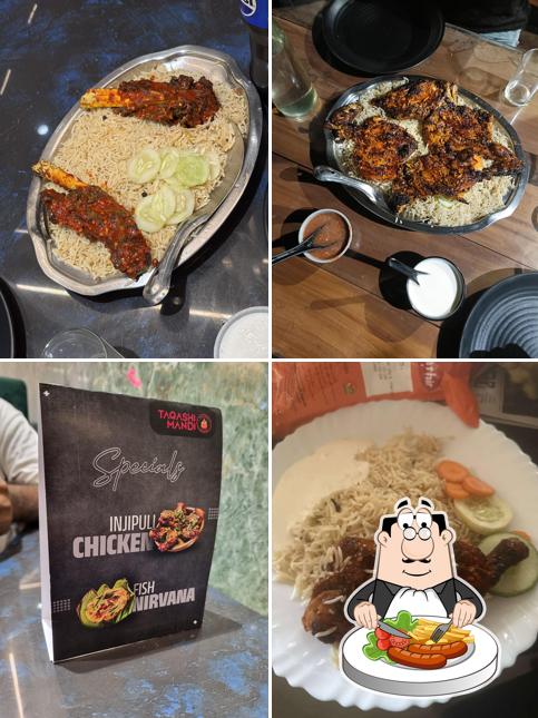 Food at Taqashi Mandi
