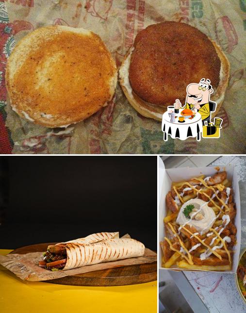 Pulled pork sandwich at Burger Street