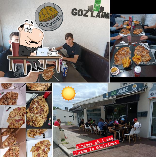 Installez-vous à l'une des tables de Göz L'aimée