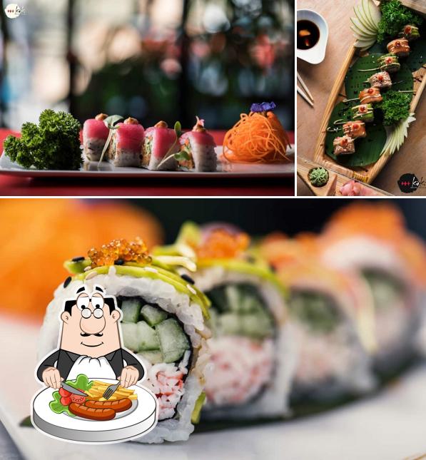 This is the image displaying food and interior at Kinki Delivery - The Sushi and Asian Kitchen