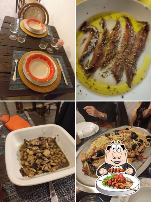 Platti al Osteria Al Vicolo