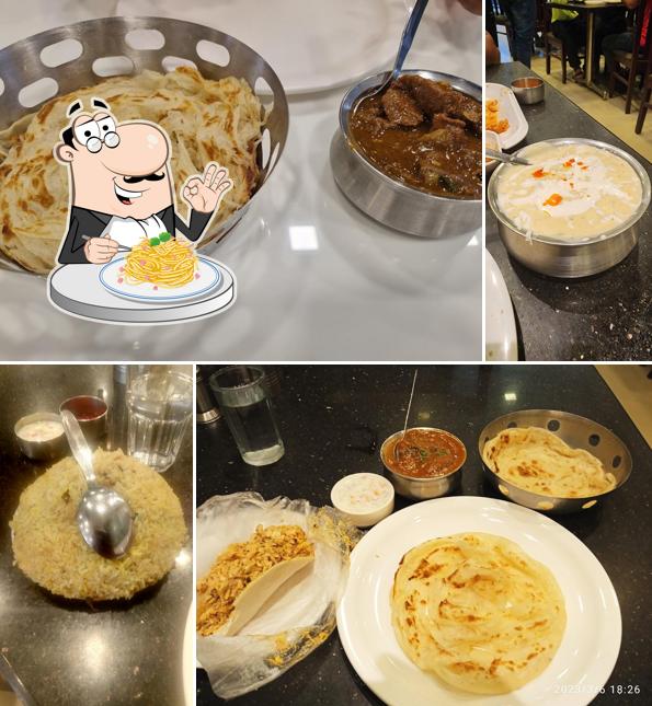 Spaghetti carbonara at THALASSERY RESTAURANT