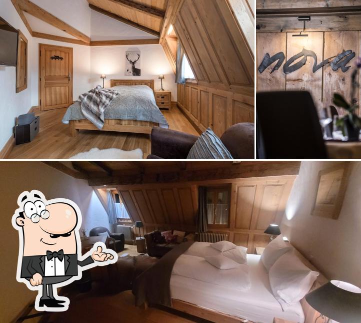 Gli interni di Romantik Hôtel l'Etoile