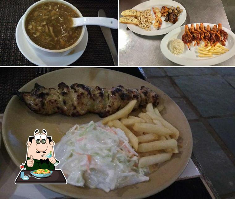 Food at ANGAARA– Bbq Grill & SPORTSBAR