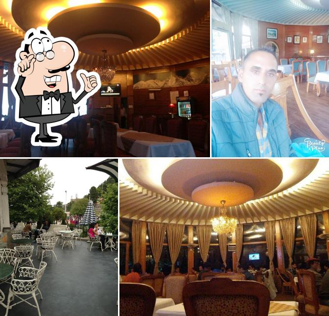 The interior of Ashiana Restaraunt