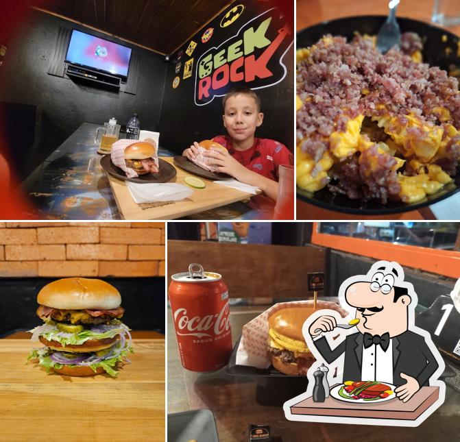 Comida em D'Rock Hamburgueria
