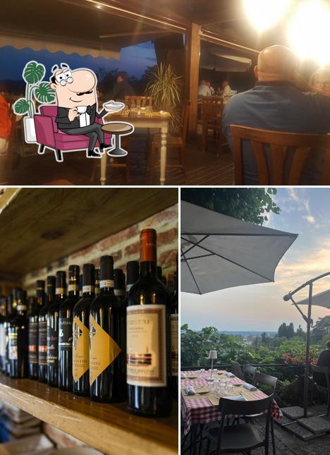 Dai un'occhiata agli interni di Ostaria Alla Torre