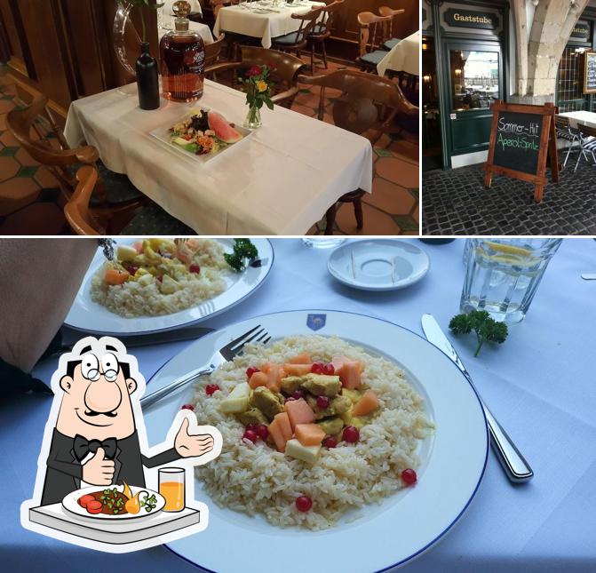 La foto di cibo e lavagna da Zunfthaus zur Haue