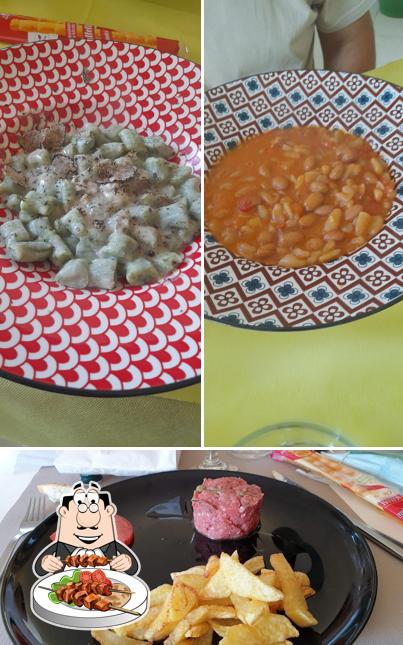 Platti al Trattoria F.lli Rocca