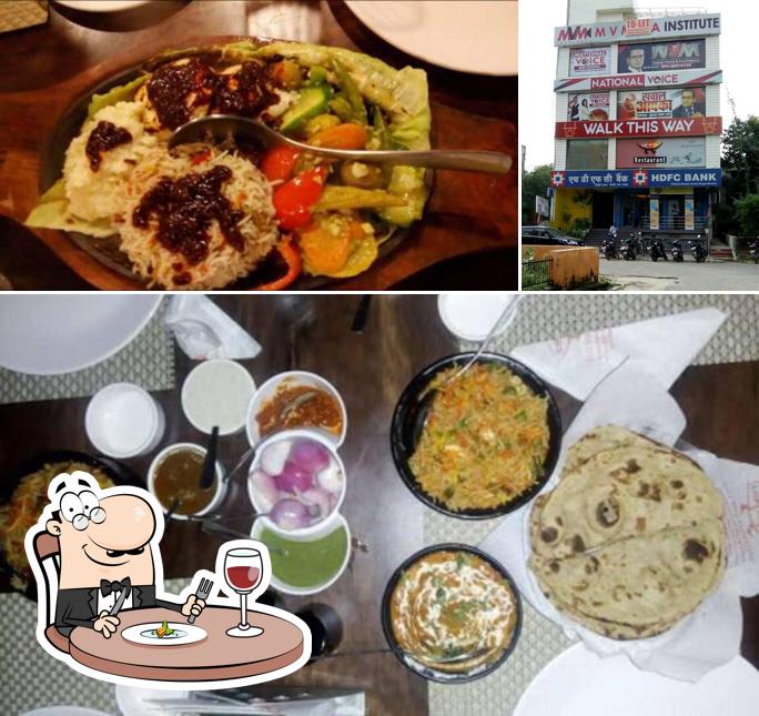 This is the image showing food and exterior at Walk This Way Fine Dine Restaurant